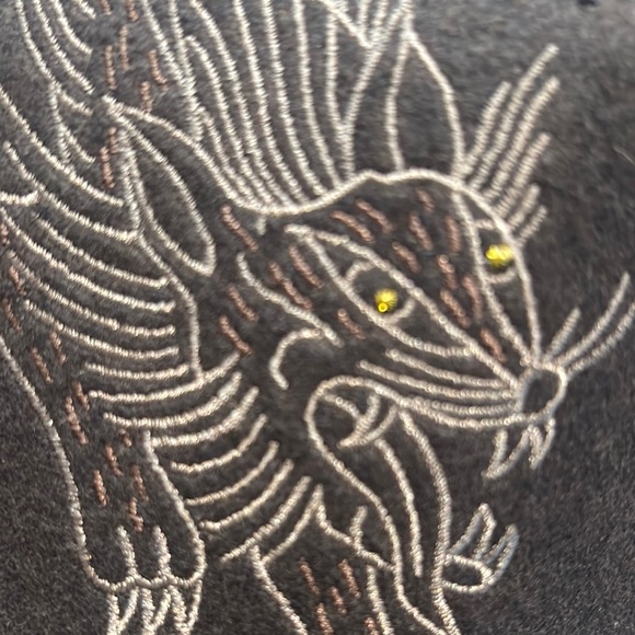 Goorin Bros Black and Gold Embroidered Hat - Picture 8 of 10